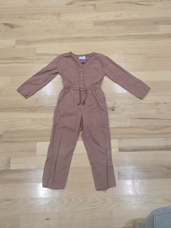 Old Navy Other - Kids Old Navy Tan Long-Sleeve Utility Jumpsuit